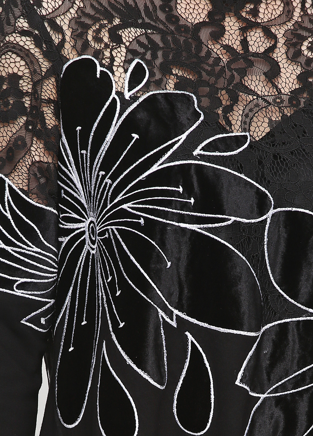 Черное кэжуал платье Victoria'G с рисунком