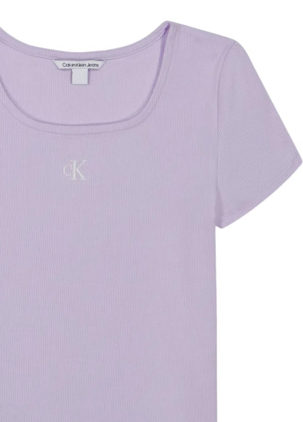 Сиреневая летняя футболка Calvin Klein