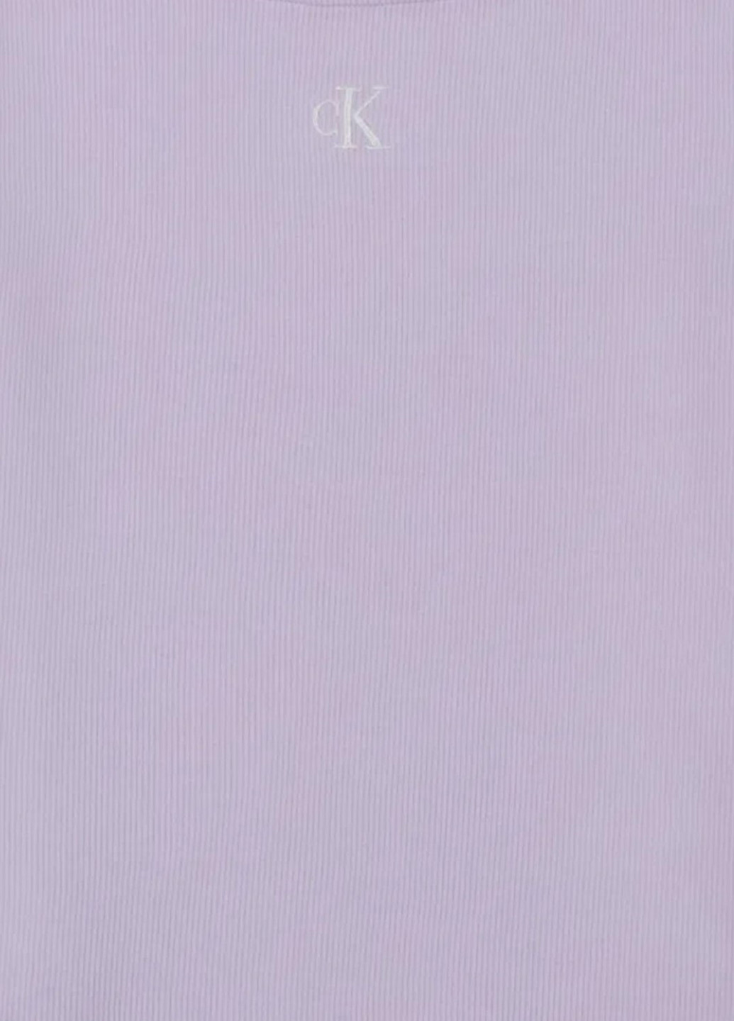 Сиреневая летняя футболка Calvin Klein