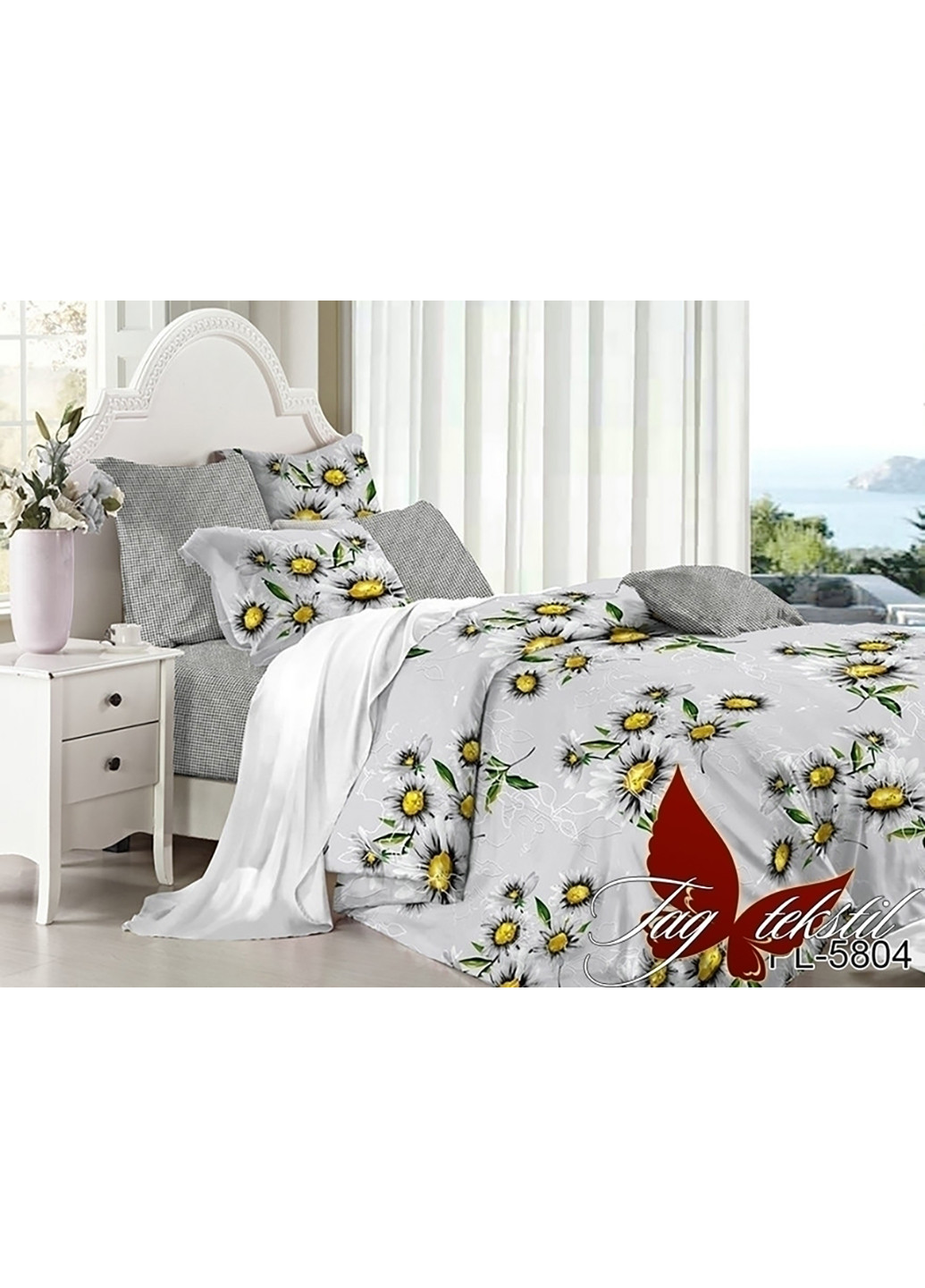 Комплект постельного белья с компаньоном King Size Tag (252313177)