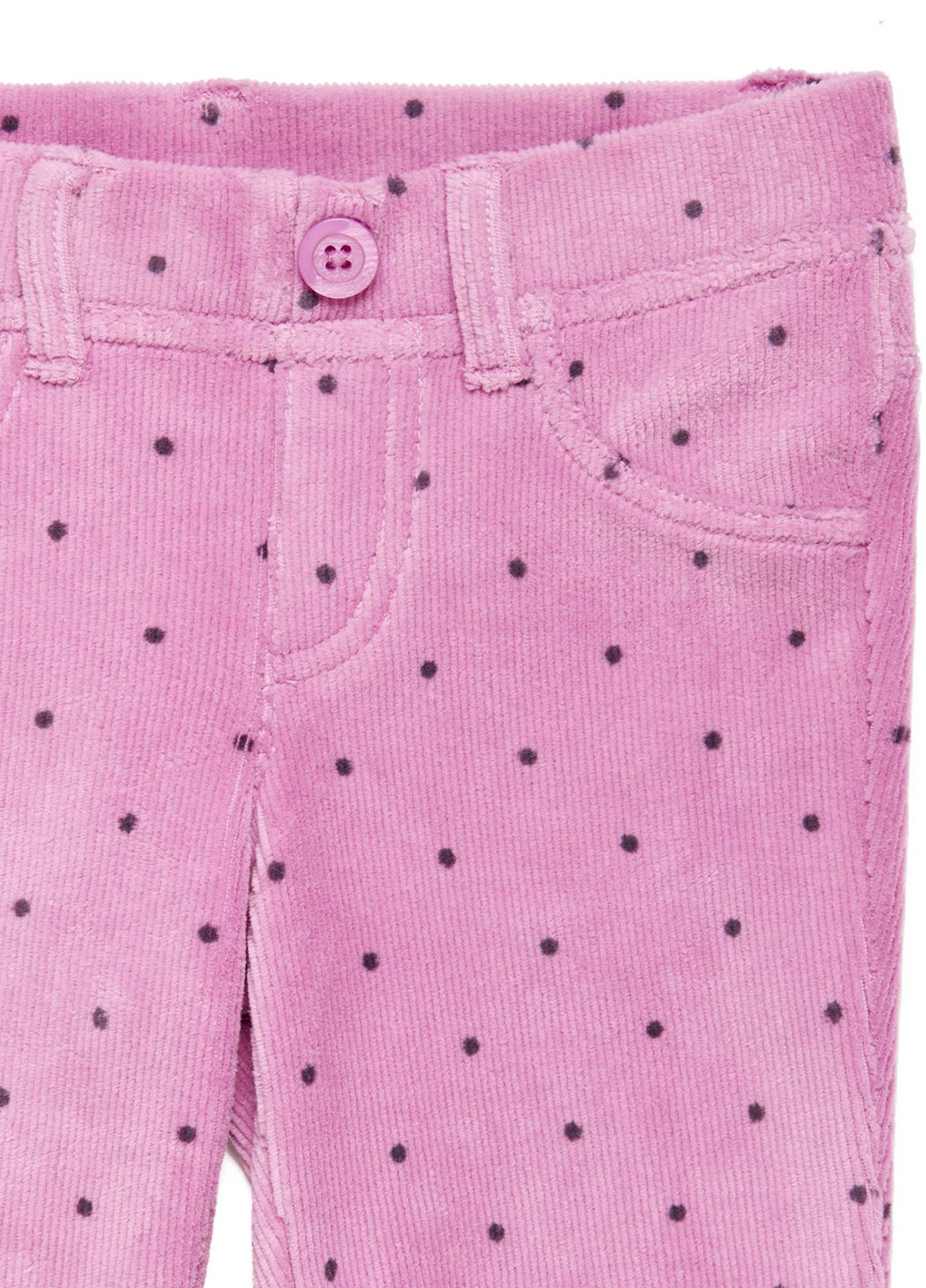 Розовые демисезонные зауженные джинсы United Colors of Benetton