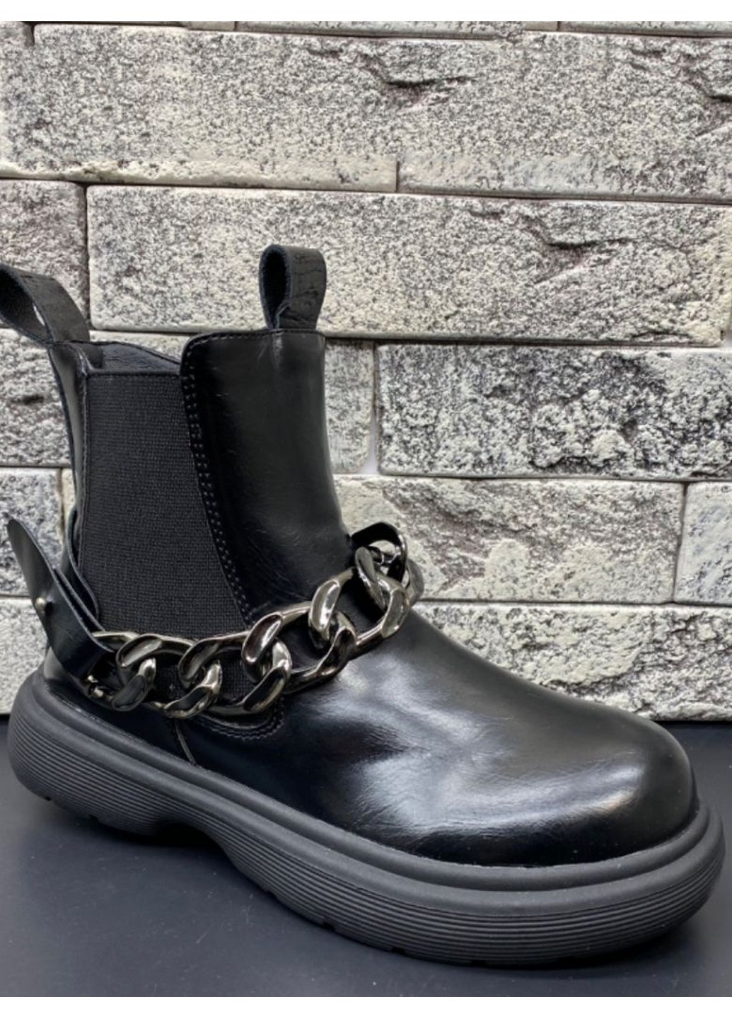 Черные кэжуал осенние демисезонные ботинки n30526-30 Jong Golf