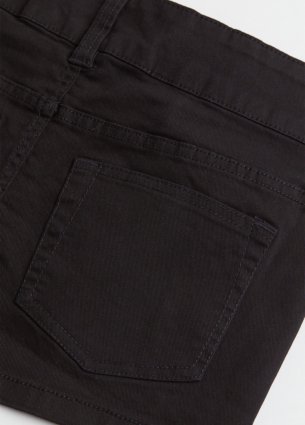 Черная откровенный однотонная юбка H&M карго