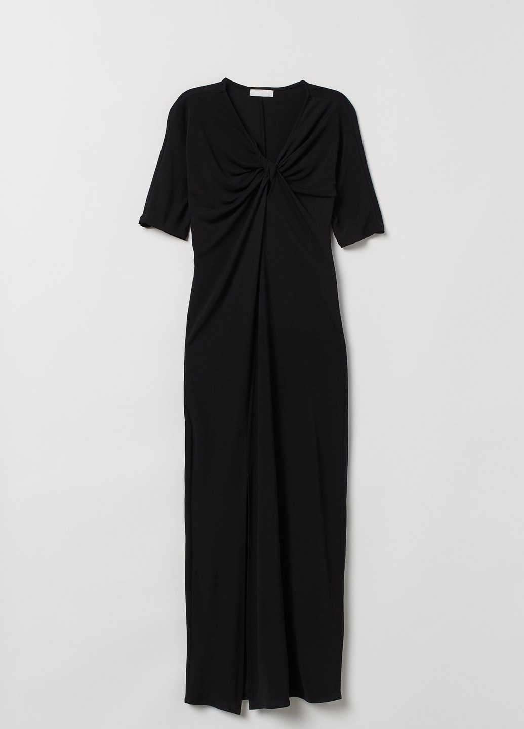 Черное кэжуал платье H&M однотонное