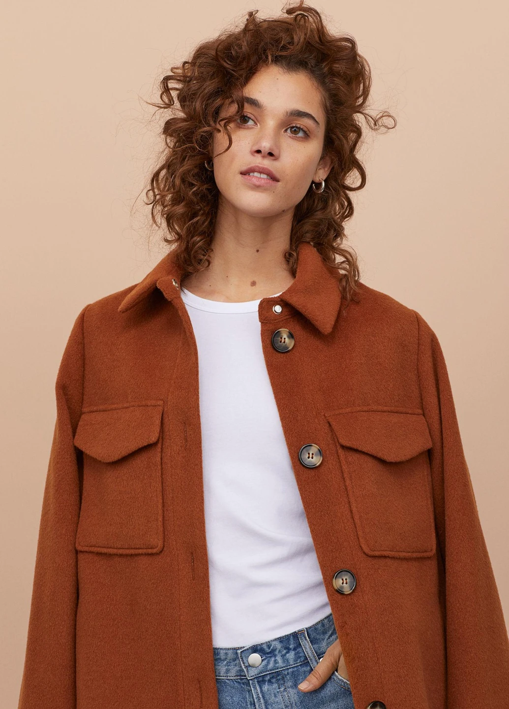 Футболка basic,білий, H&M Basic - (254655592)