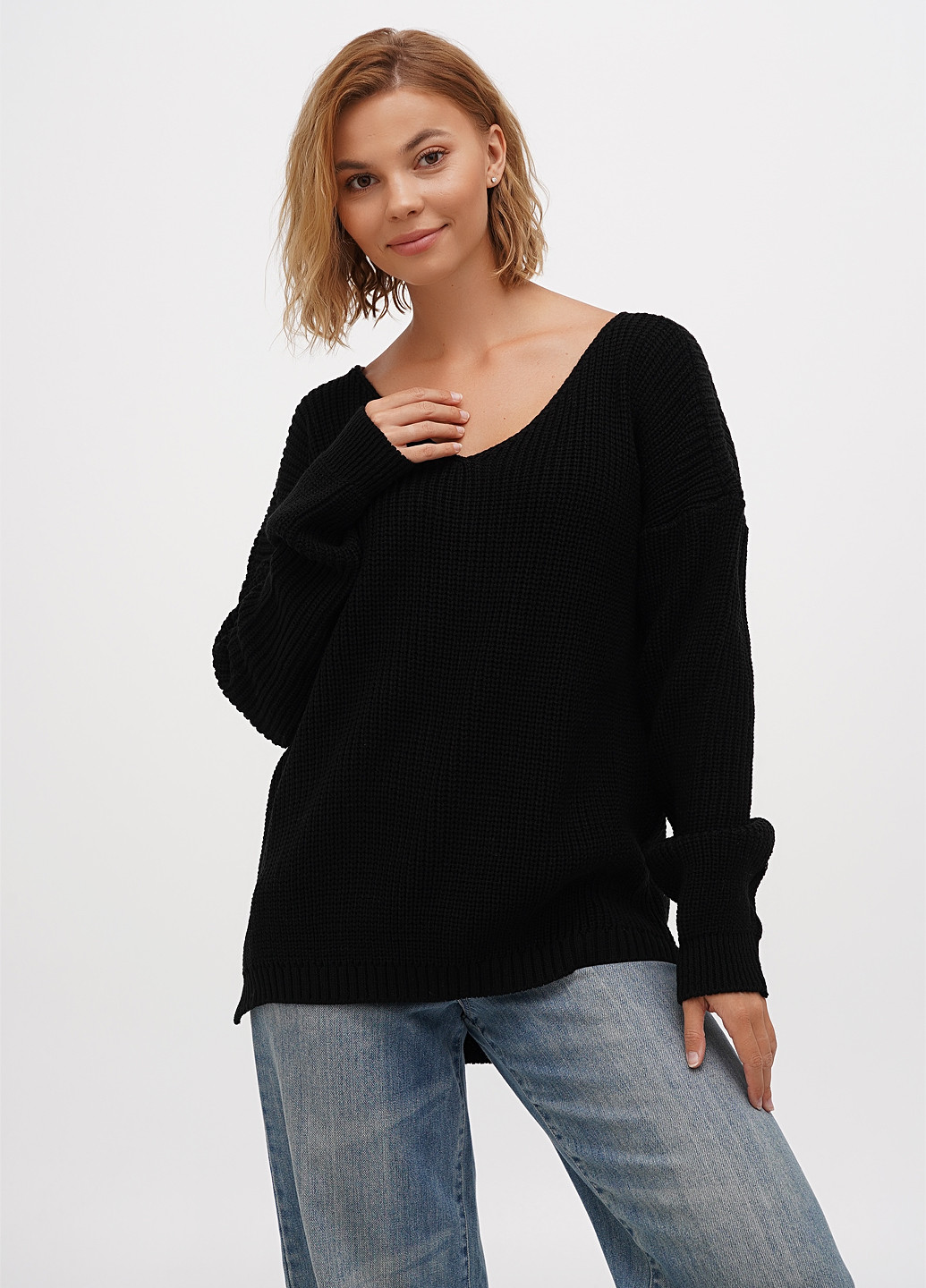 Чорний демісезонний пуловер пуловер Boohoo