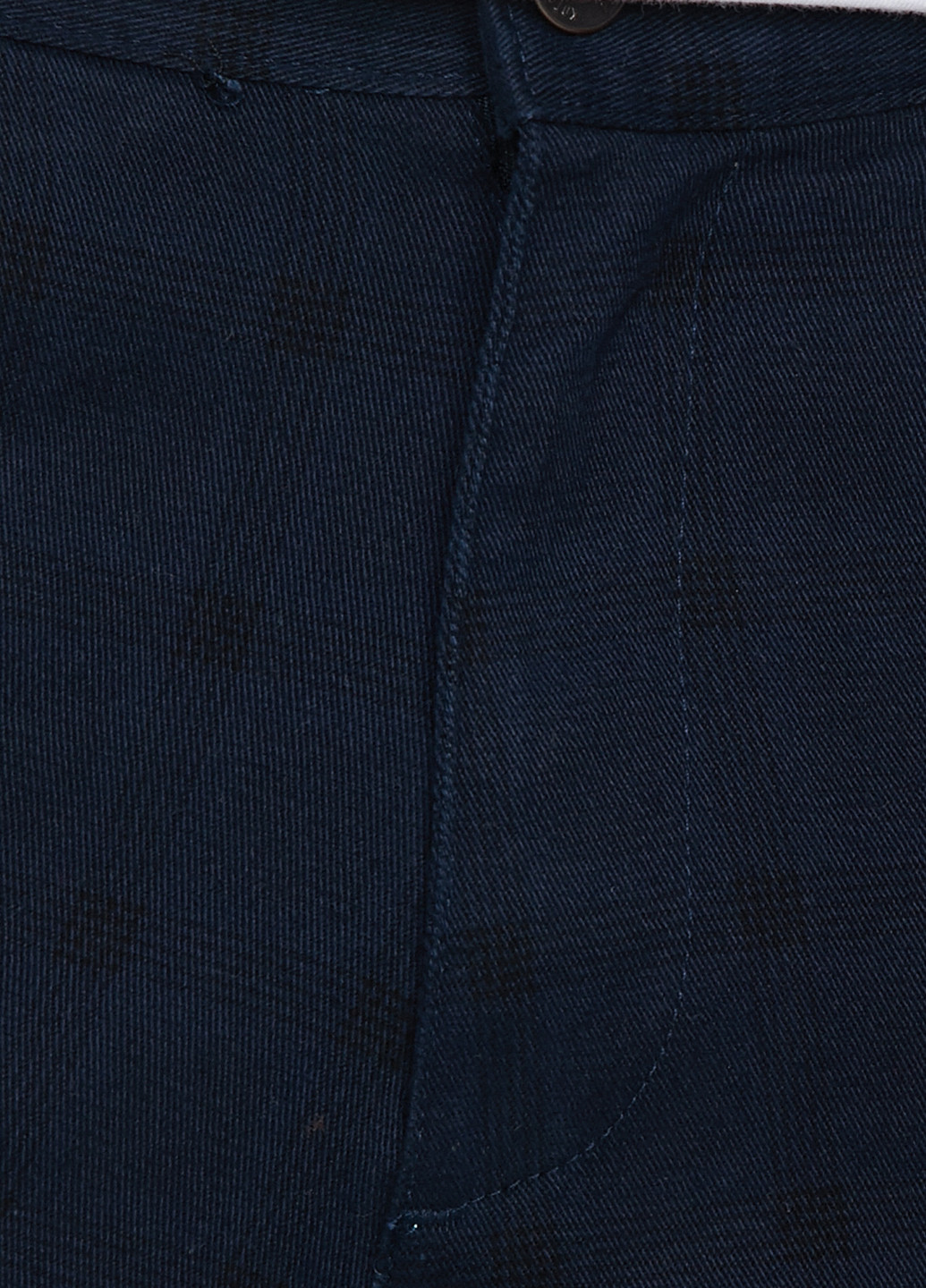 Темно-синие джинсовые демисезонные прямые брюки KOTON