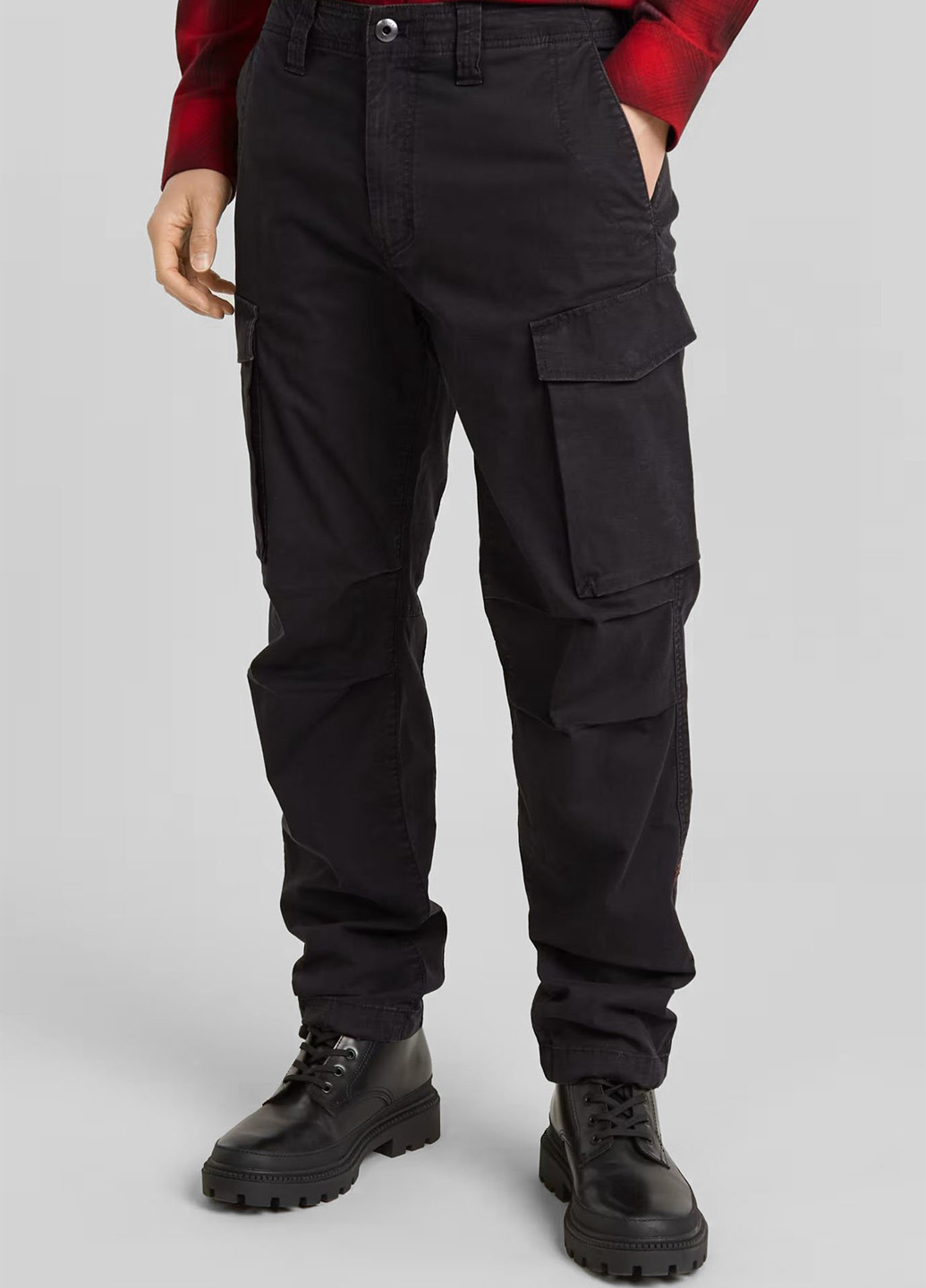 Черные кэжуал демисезонные карго брюки G-Star Raw