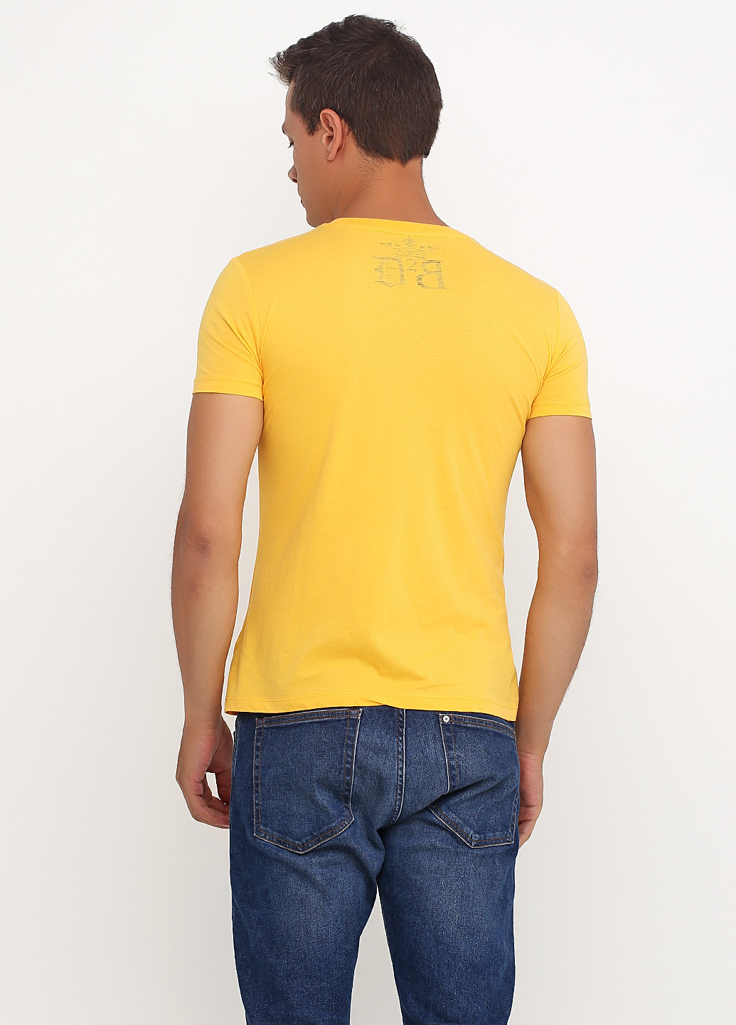 Жовта літня футболка Double Black