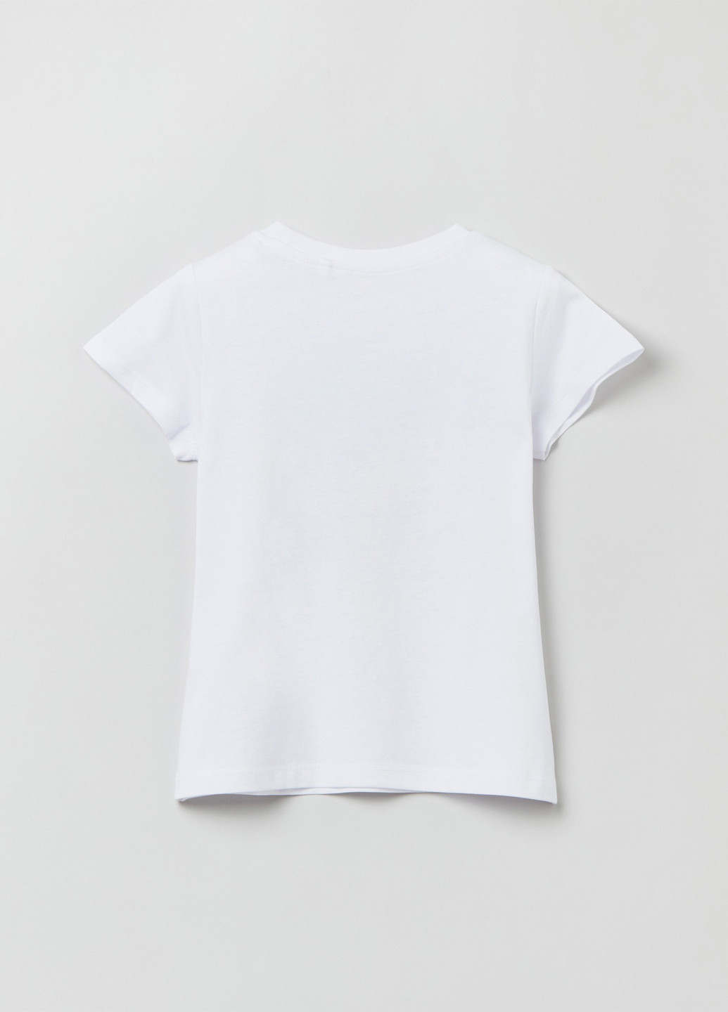 Белая летняя футболка OVS