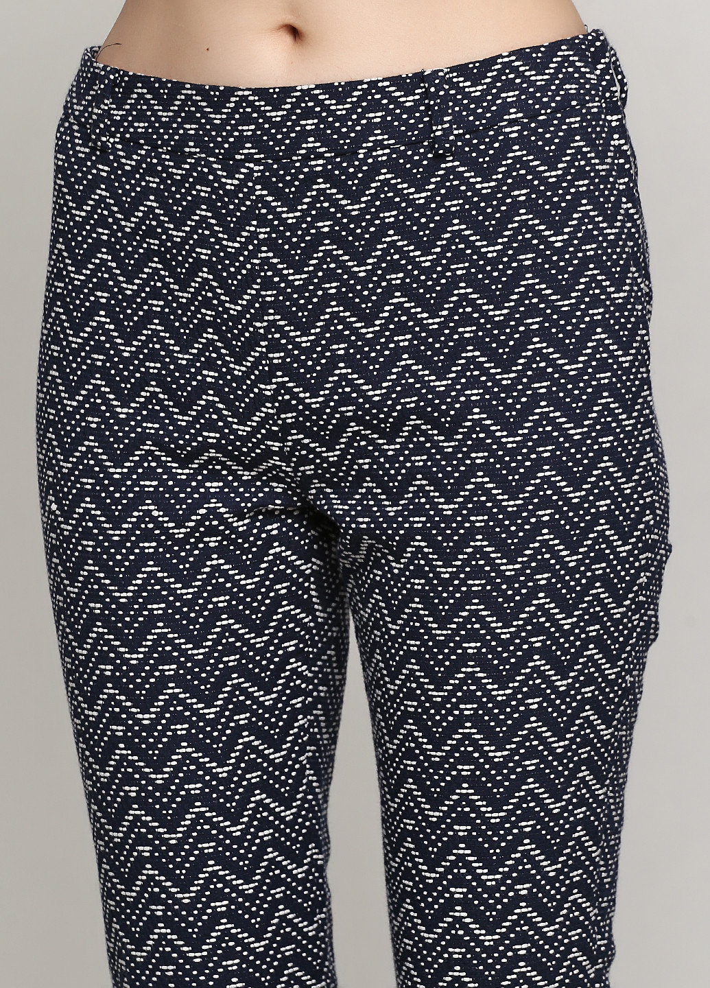 Темно-синие кэжуал демисезонные брюки Lavand