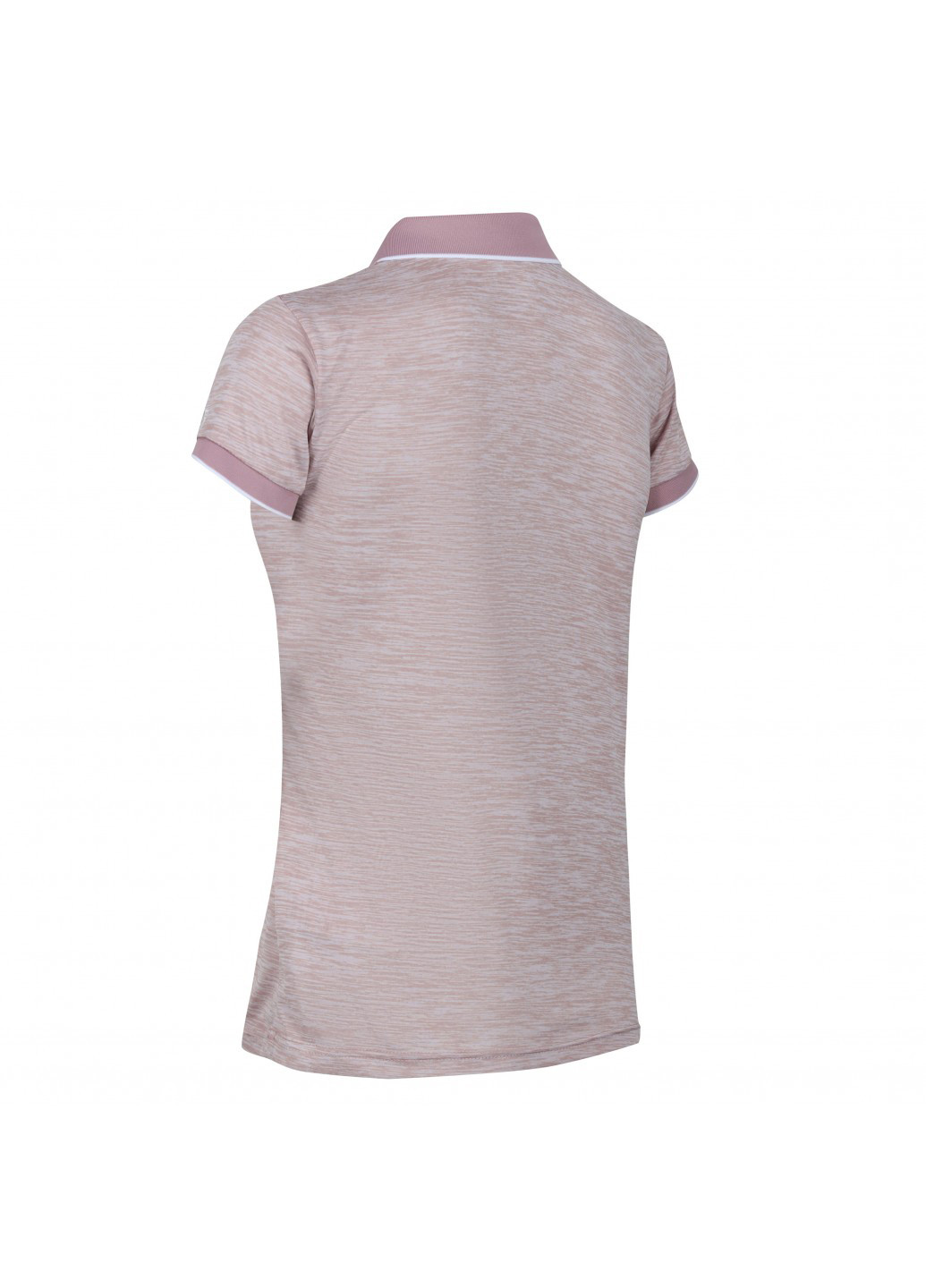 Розовая женская футболка-поло Regatta с надписью