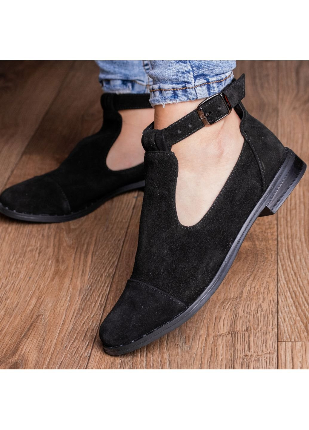 Туфли женские Sharlie 3123 36 23,5 см Черный Fashion