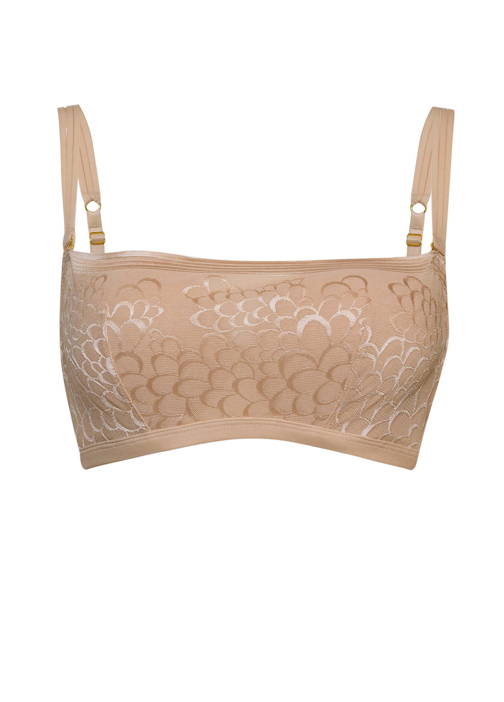 Світло-бежевий топ бюстгальтер Marc & André з кісточками поліамід, мереживо