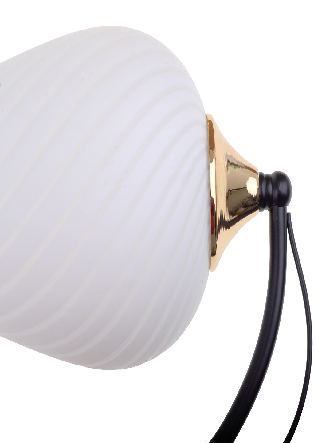 Бра накладное со шнуровым выключателем LK-711W/1 E27 BK+FG Brille (220133431)