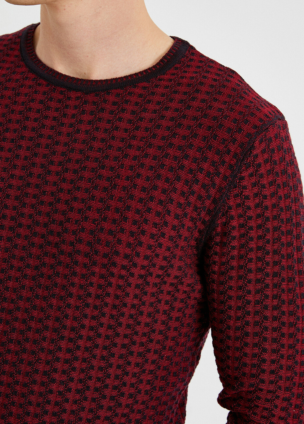 Бордовый демисезонный свитер джемпер KOTON