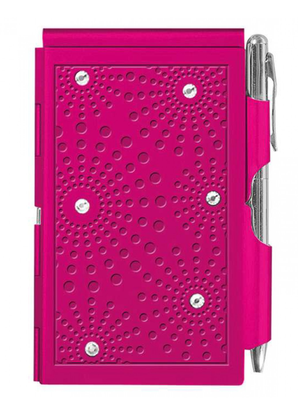 Карманный блокнот с ручкой Glitz Pink А7 Troika (215489583)