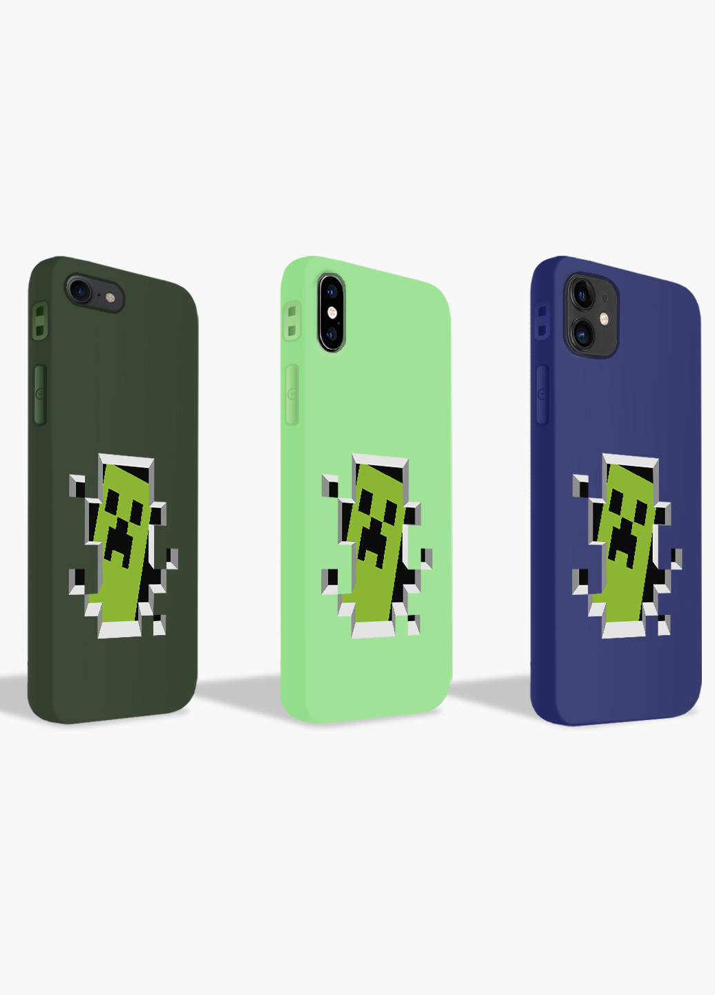 Чехол силиконовый Apple Iphone 7 Майнкрафт (Minecraft) (17361-1709) MobiPrint (219556346)