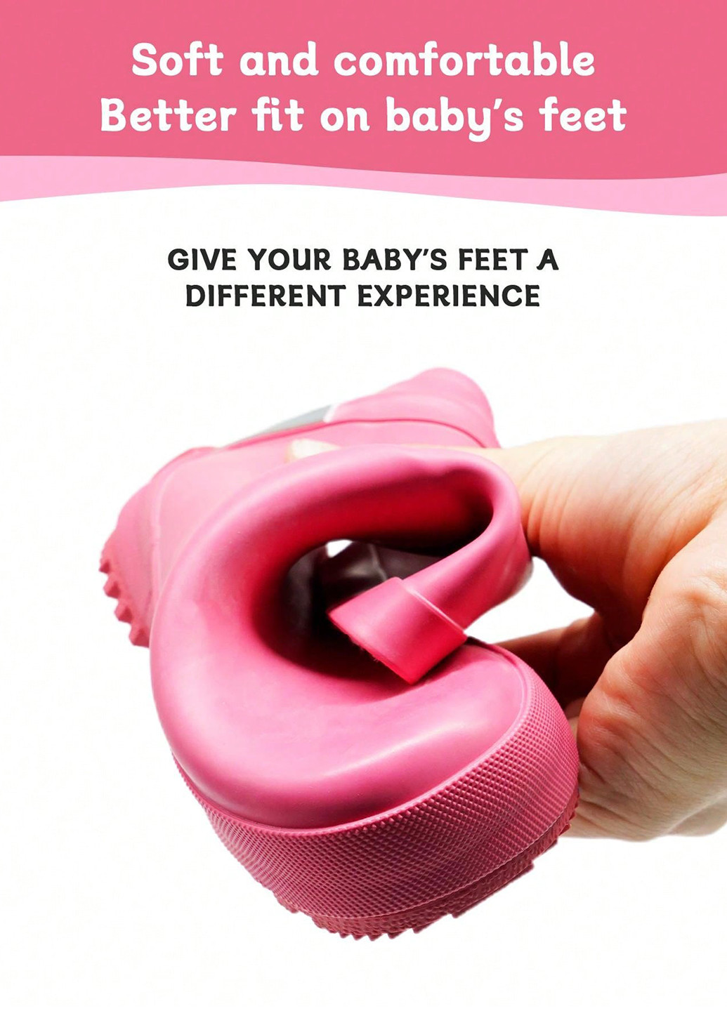 Малиновые резиновые сапоги SHEIN