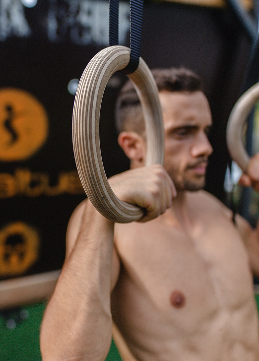 Кільця дерев'яні для кросфіту (SLTS-3930) Sveltus (253162224)