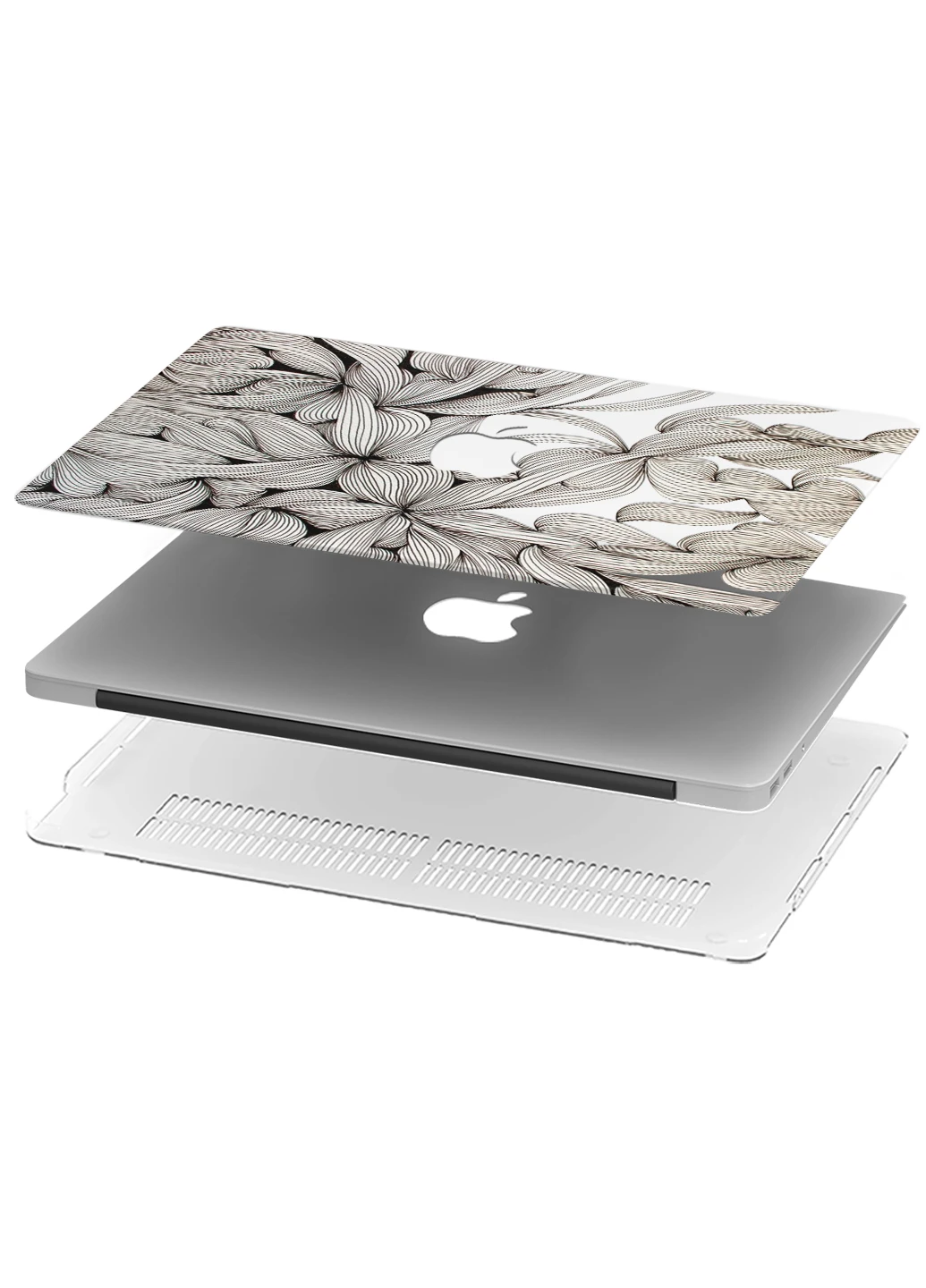 Чохол пластиковий для Apple MacBook Pro 16 A2141 Квіти (Flowers) (9494-1876) MobiPrint (218539487)