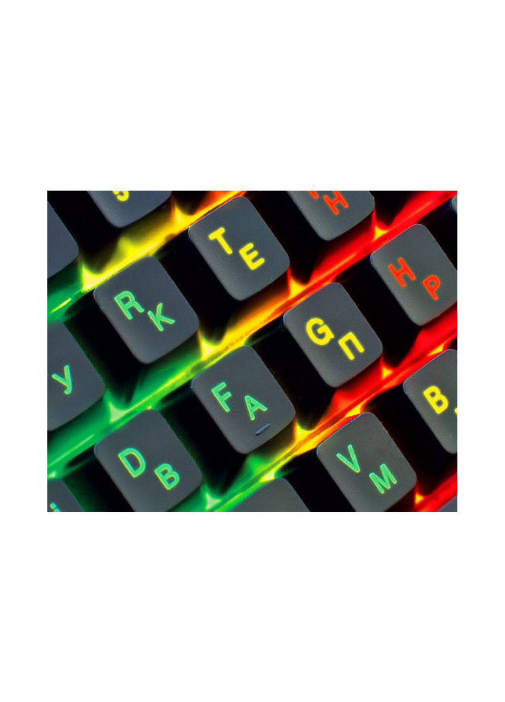 Клавіатура Black USB Real-El comfort 7090 backlit (134154275)