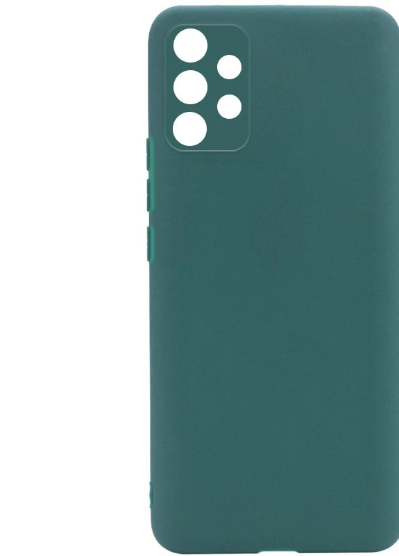 Силиконовый чехол Candy Full Camera для Samsung Galaxy A72 4G / A72 5G Зеленый / Forest green (is_00000048026_5) Epik (238480435)