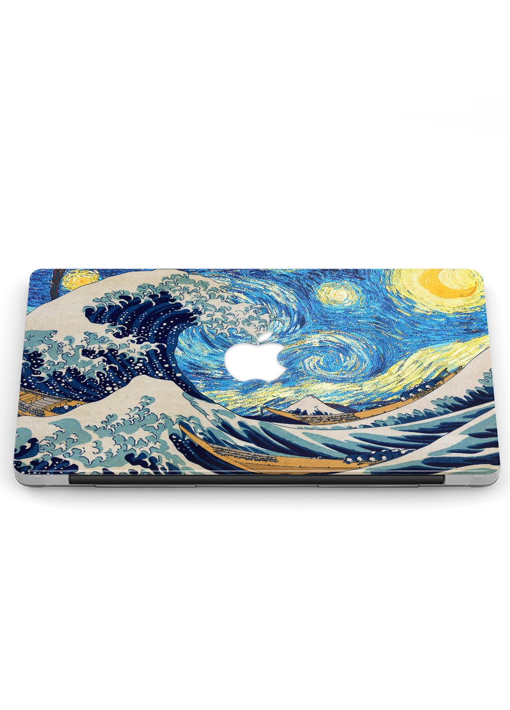 Чохол пластиковий для Apple MacBook Pro 13 A1278 Нагасакі Велика Хвиля (Van Gogh) (6347-1847) MobiPrint (218539765)