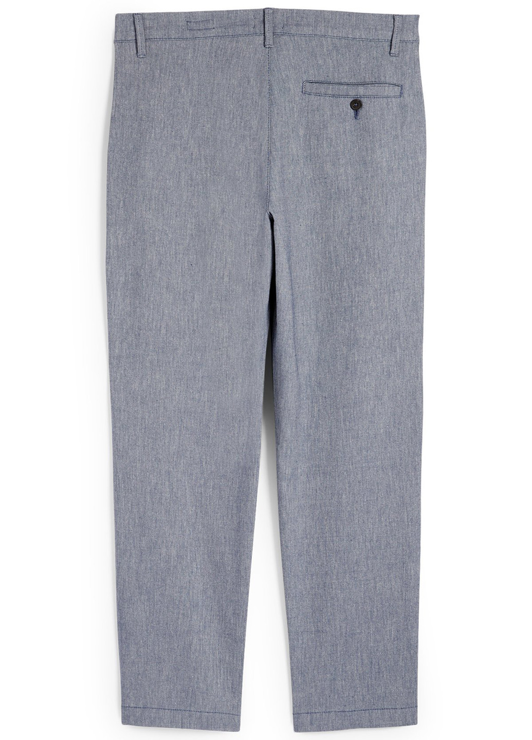 Серо-синие классические, кэжуал демисезонные зауженные брюки C&A