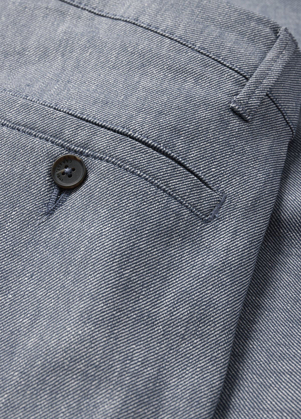 Серо-синие классические, кэжуал демисезонные зауженные брюки C&A