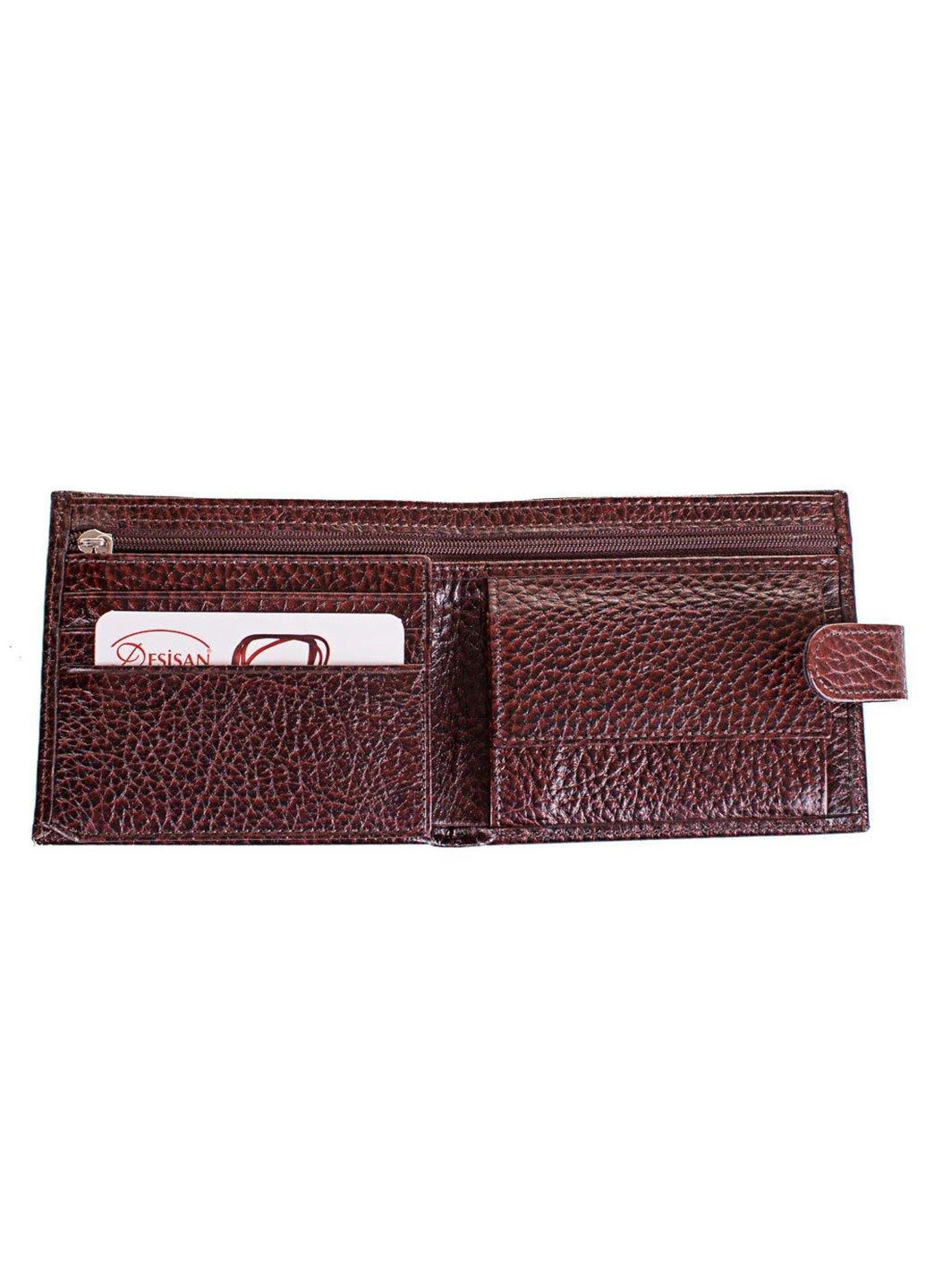 Чоловік шкіряний гаманець 11,5х10х2,5 см Desisan (216146198)