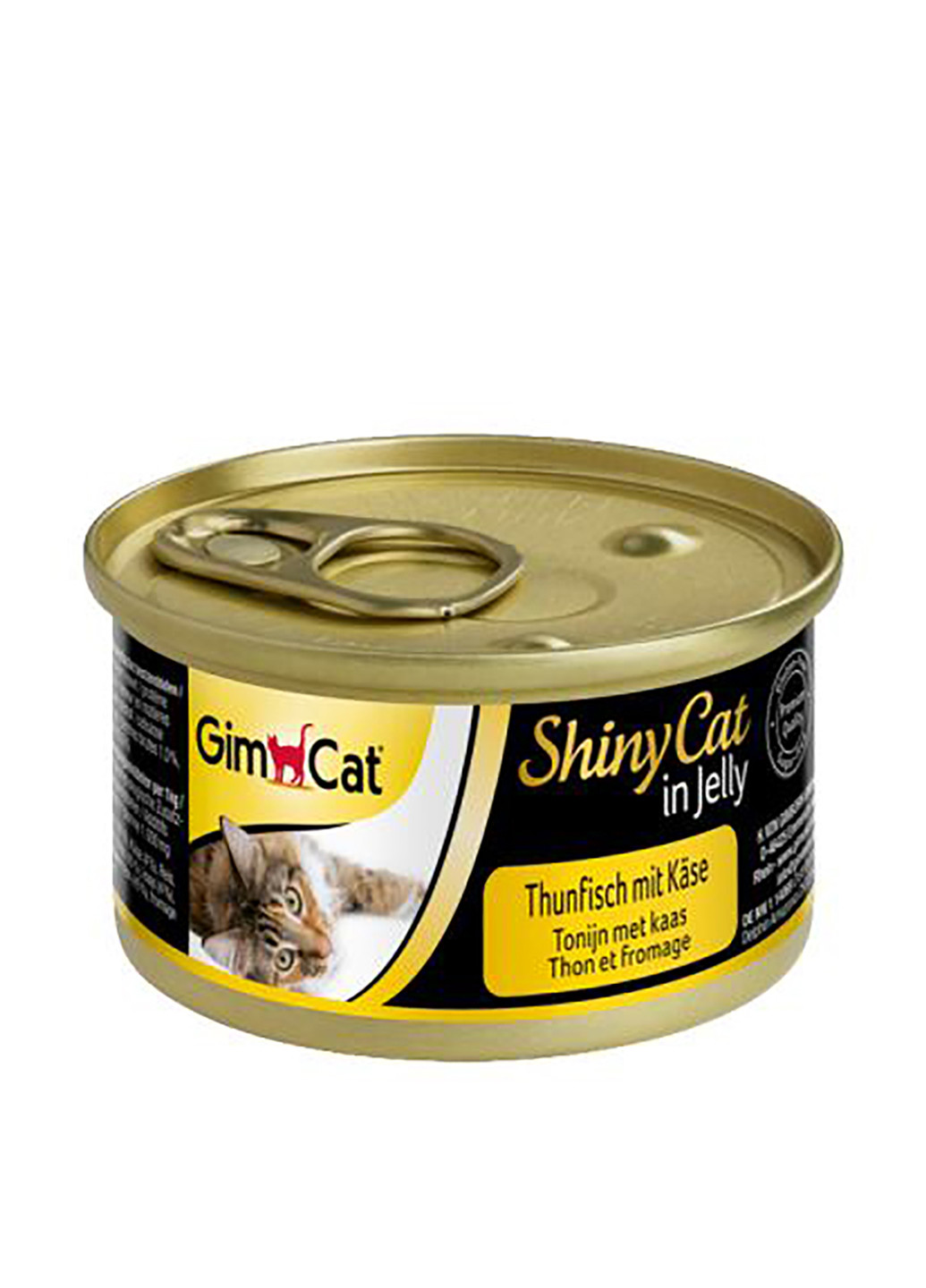 М'ясні консерви Shiny Cat k Тунець та сир, 70 г GimCat (251339049)