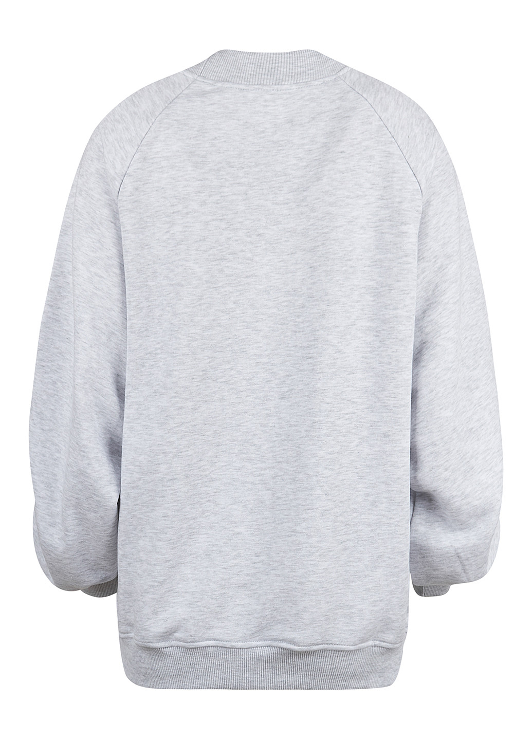 Светло-серый свитшот Garnamama надпись без декора (315448286)