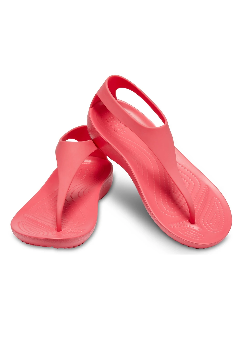 Розовые сандалии Crocs