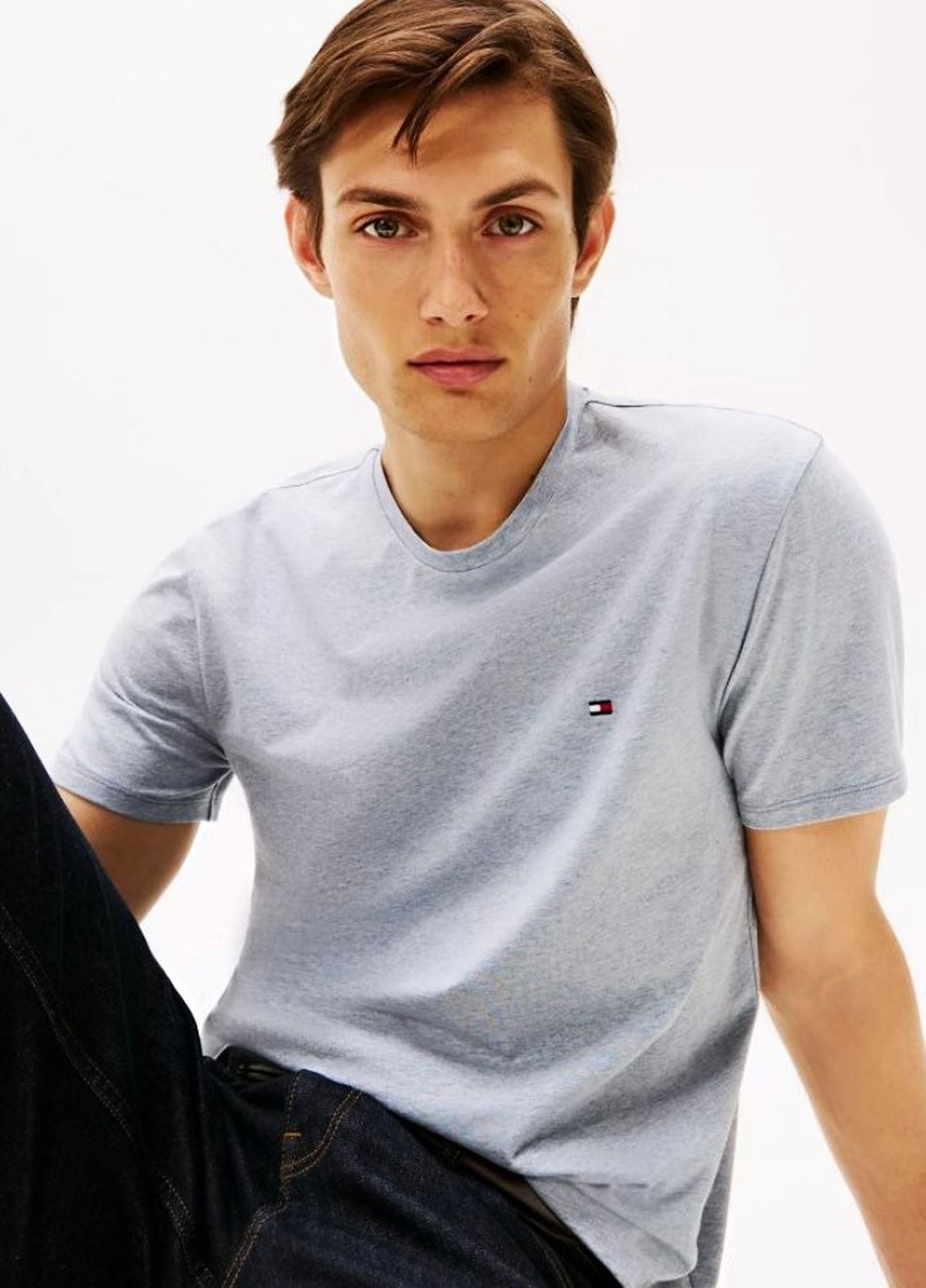 Голубая футболка Tommy Hilfiger