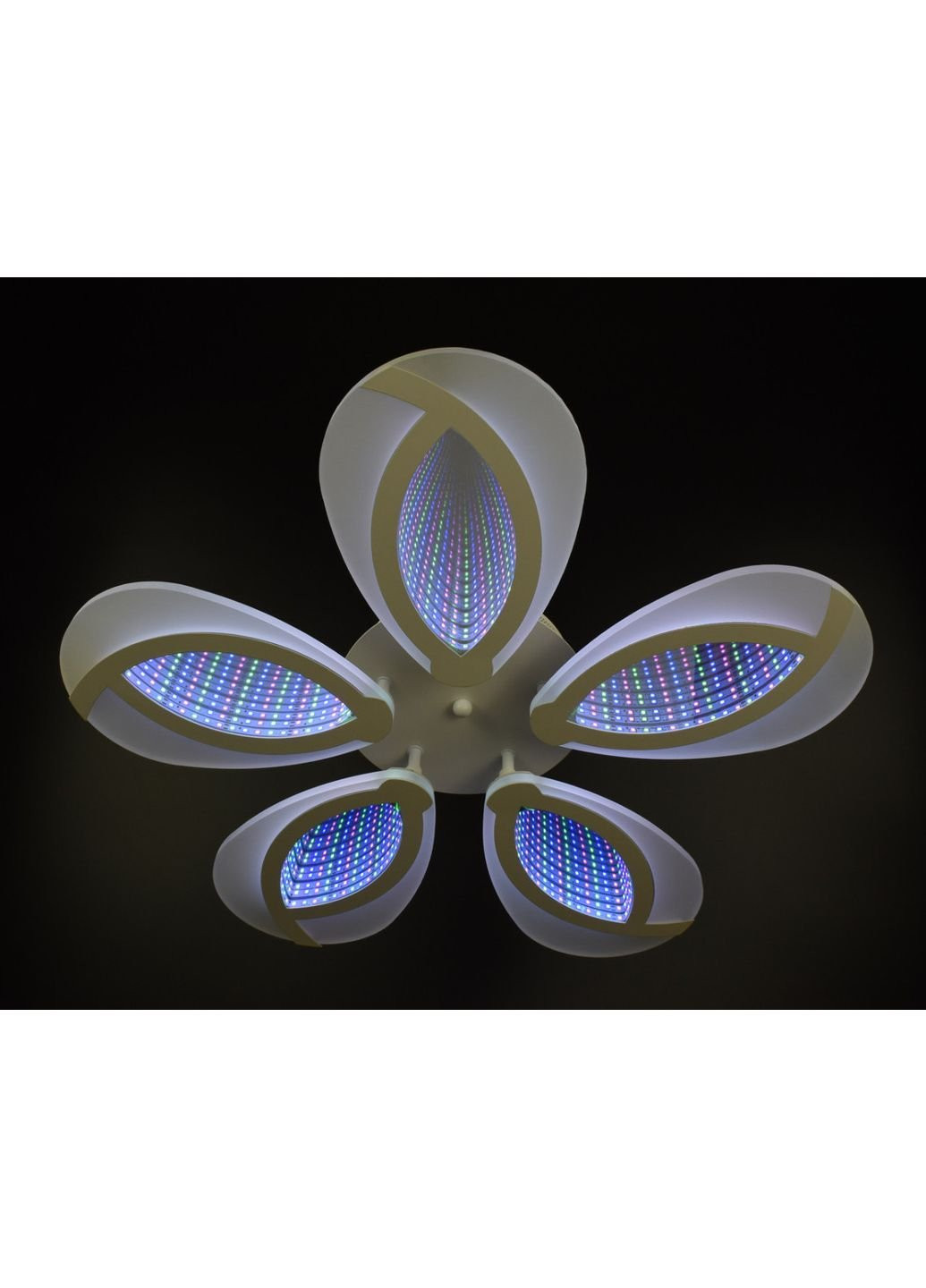 Люстра потолочная LED с пультом A2701/5-wh Белый 8х59х59 см. Sunnysky (253627485)
