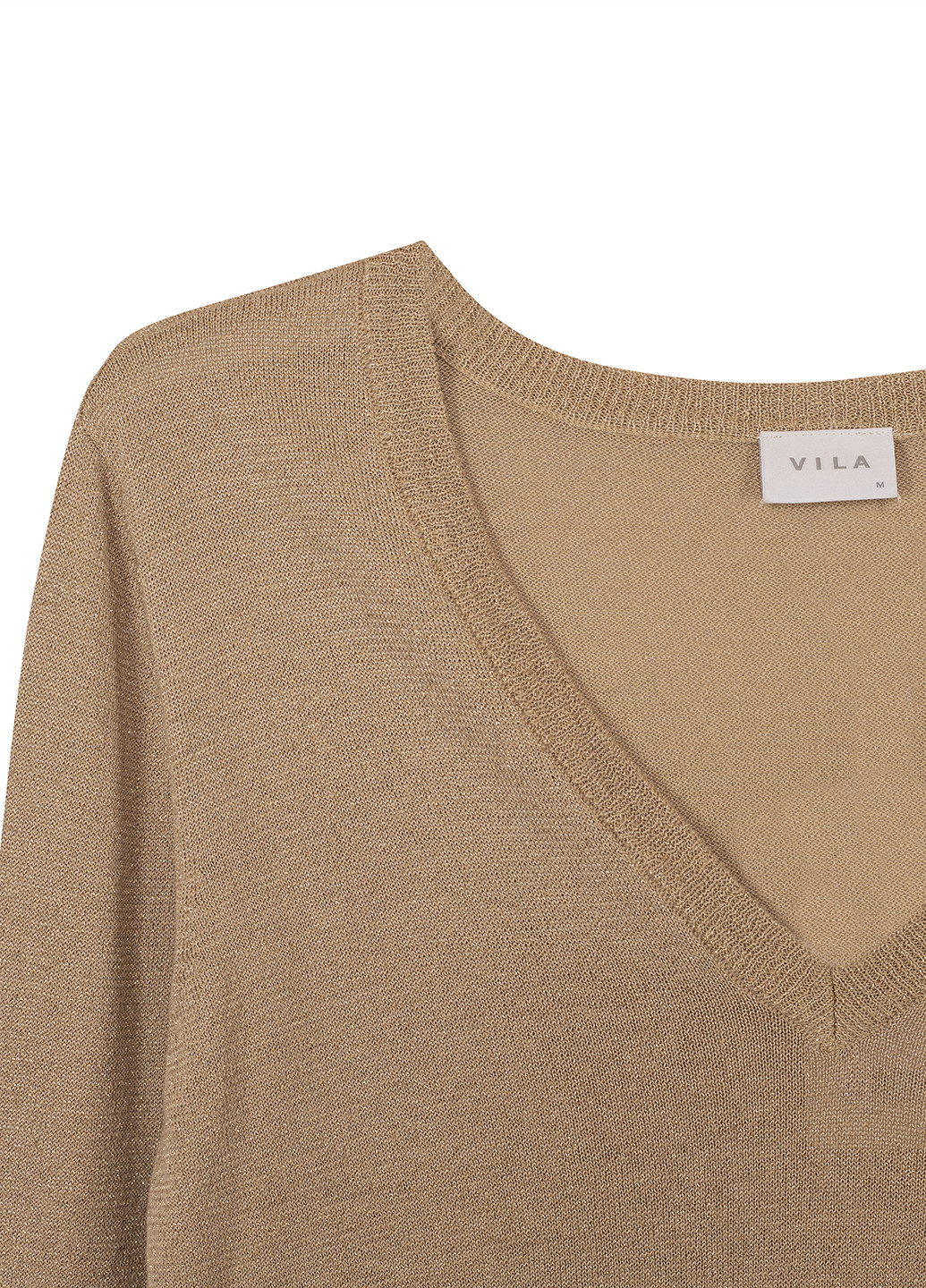 Бежевий демісезонний пуловер пуловер Vila