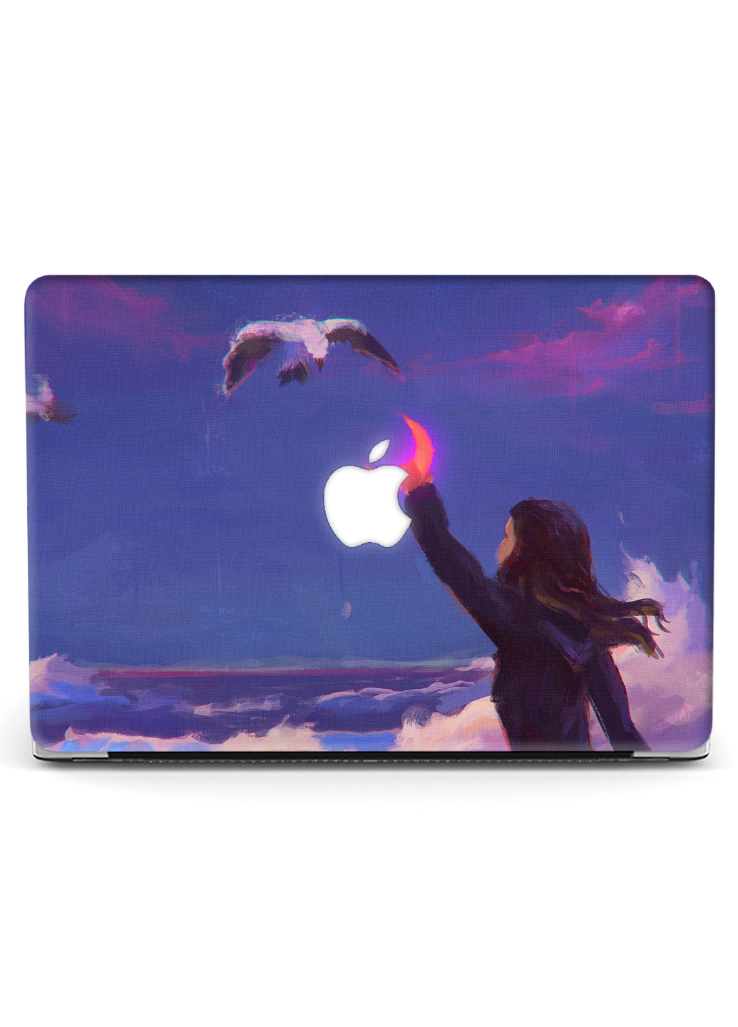 Чехол пластиковый для Apple MacBook Pro 13 A1278 Прикосновенье к птице (Touching the birds) (6347-2812) MobiPrint (219125916)