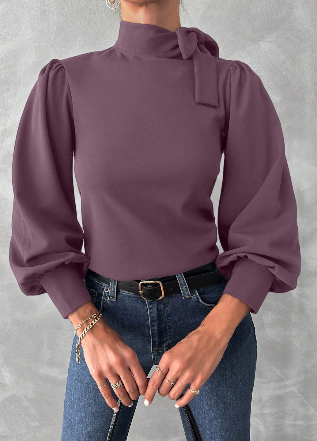 Лілова блуза SHEIN