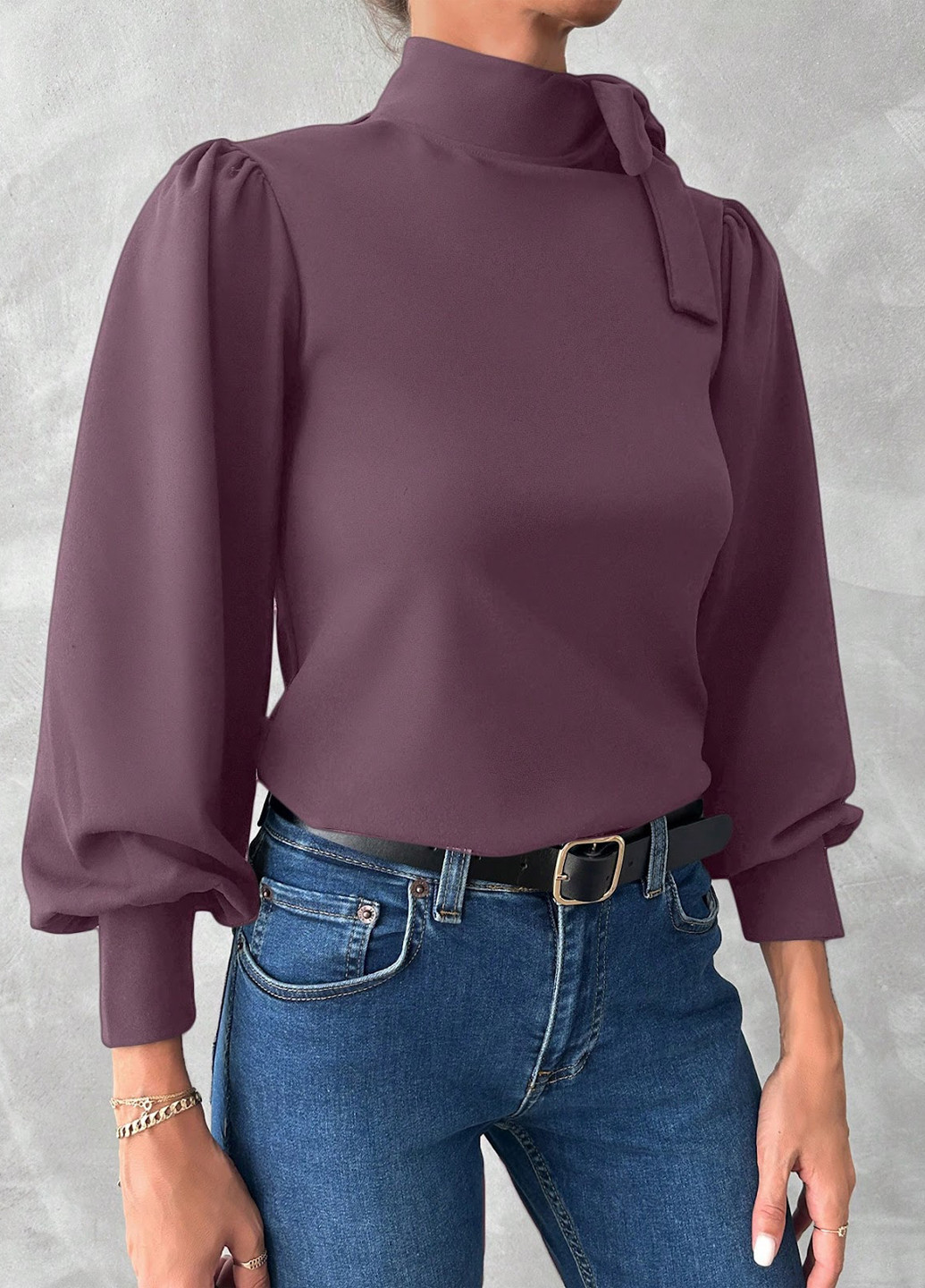 Лілова блуза SHEIN