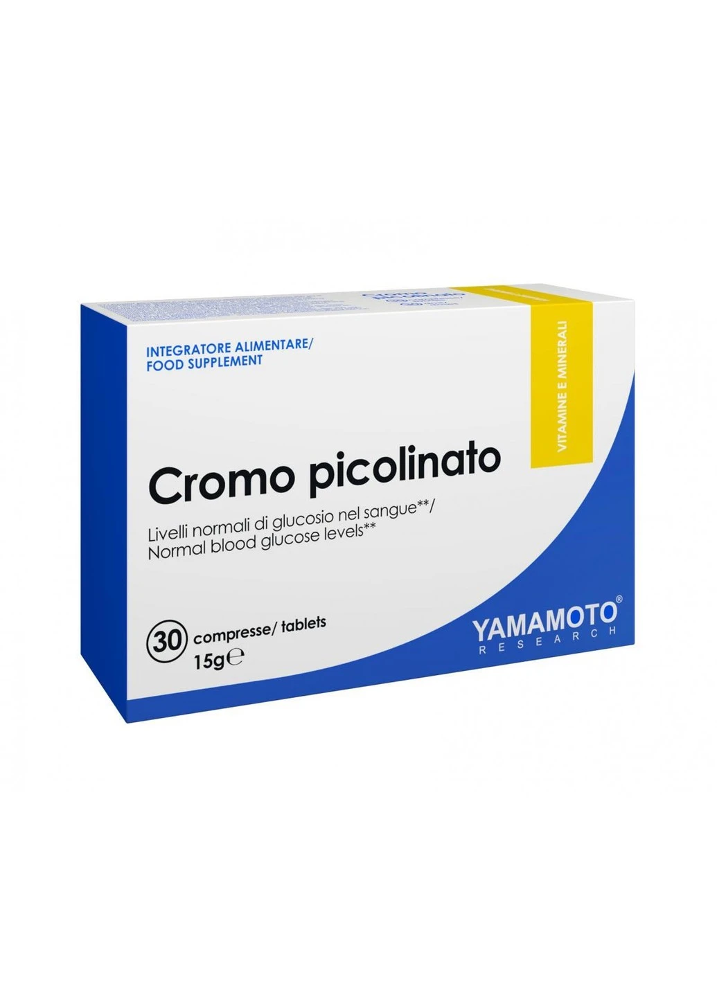 Хром піколінат Cromo picolinato (30 таб) Ямамото Yamamoto Nutrition (255407747)