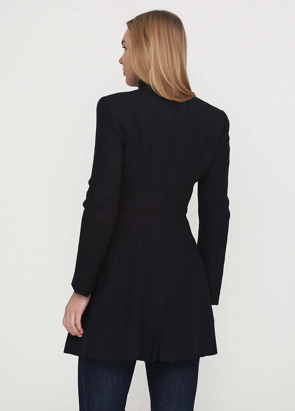 Черное демисезонное Пальто Elisabetta Franchi