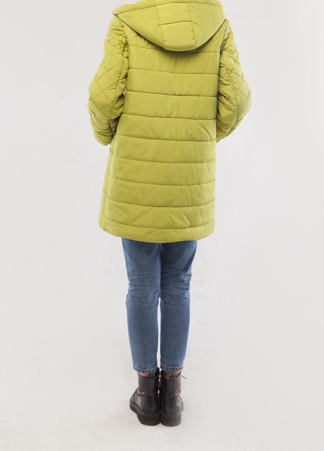 Кислотно-жовта зимня куртка марина Welltre