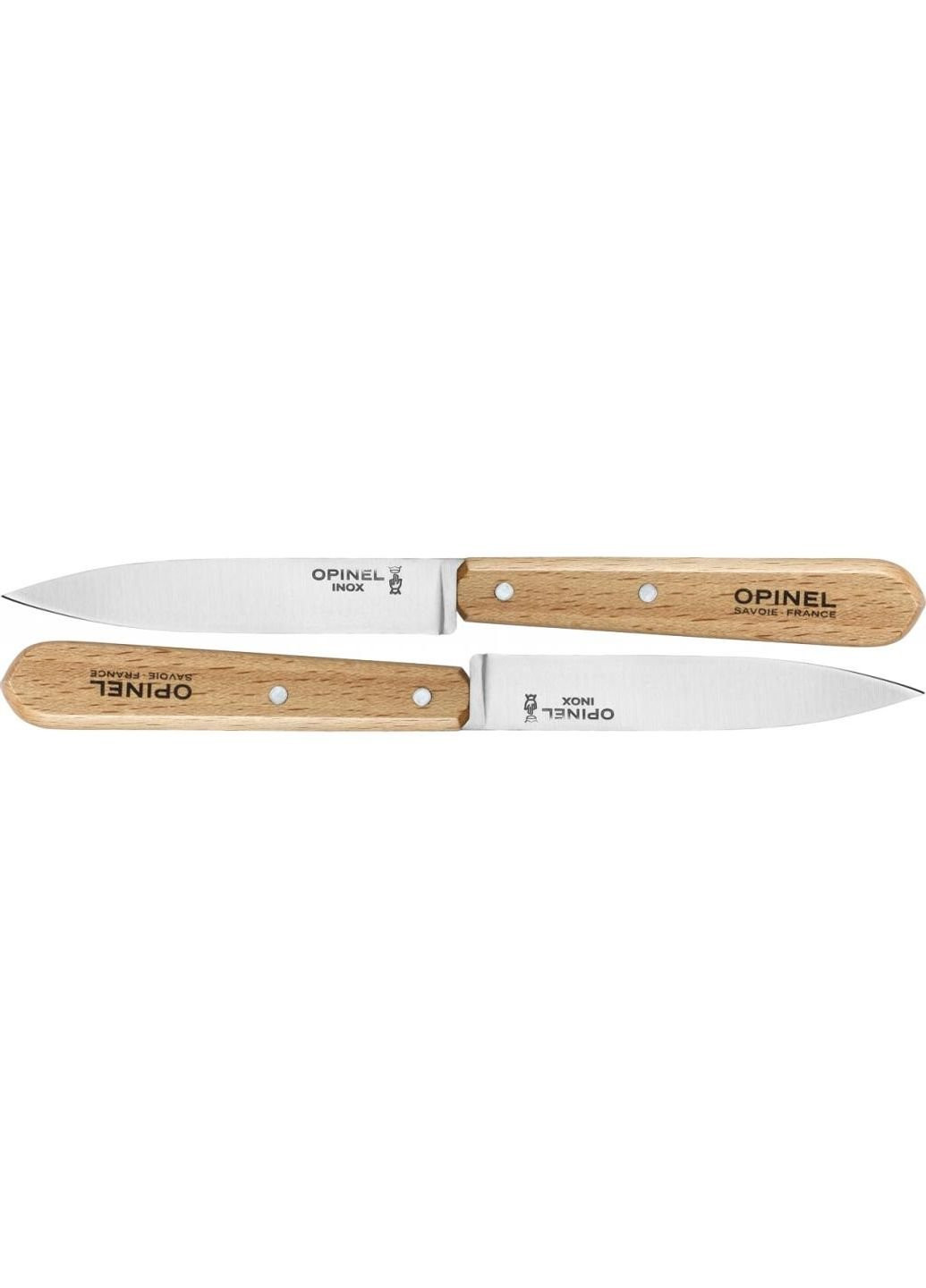 Набор ножей Office №112 stainless steel 2шт (001223) Opinel коричневые,