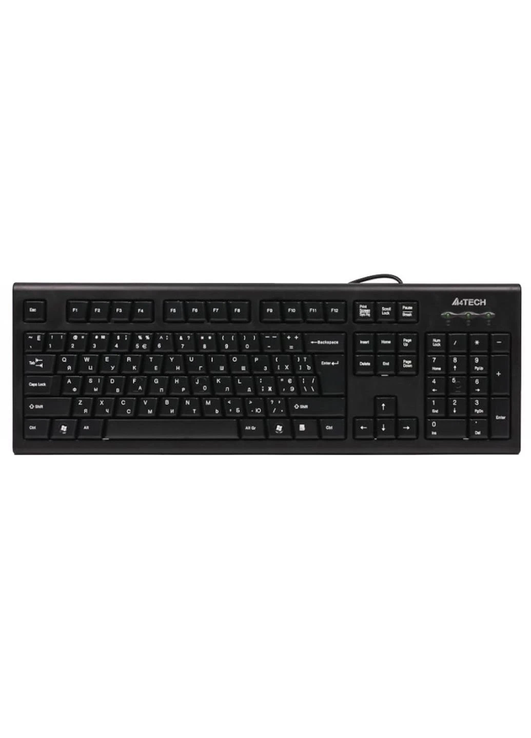 Комплект KRS-8572 USB Black A4Tech (250308090)