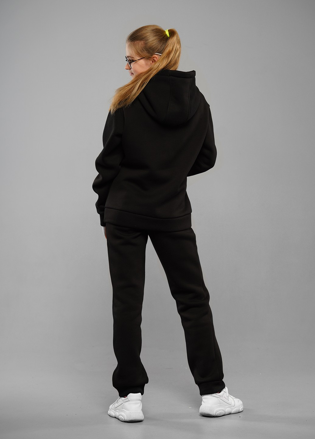 Чорний зимній зимовий спортивний костюм брючний Tiaren Айрис