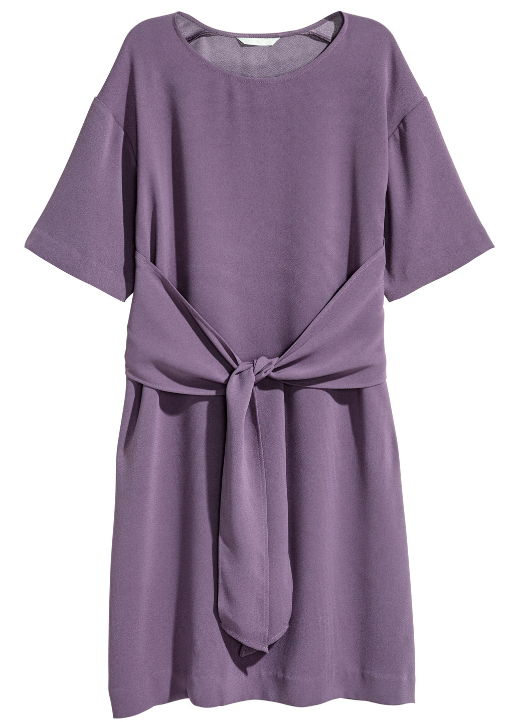 Фиолетовое кэжуал платье H&M однотонное