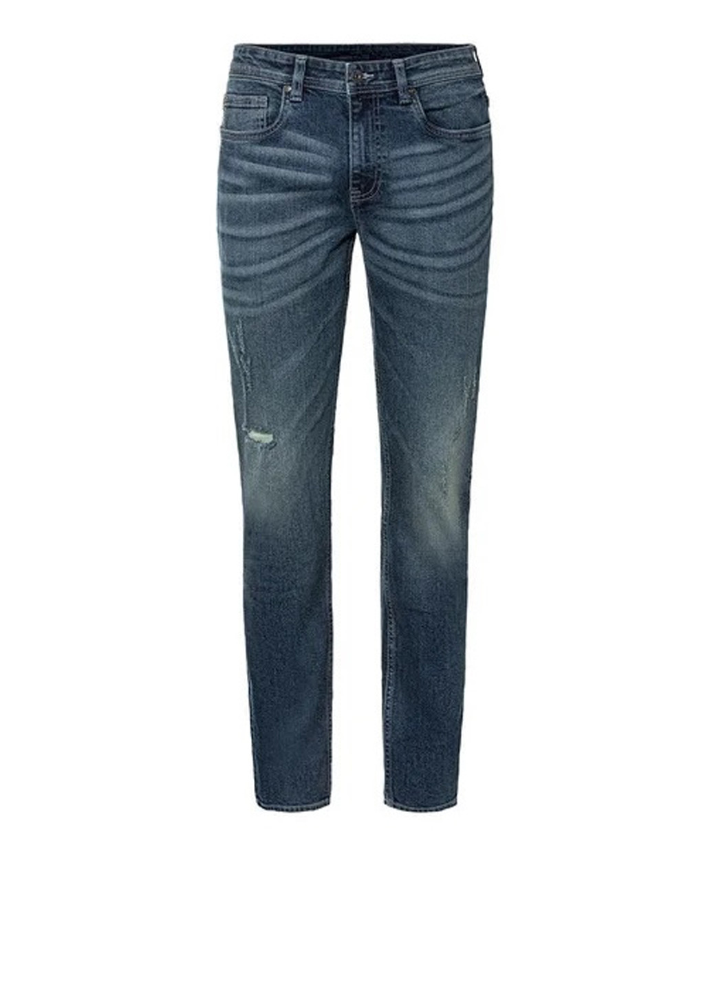 Темно-синие демисезонные скинни джинсы Livergy