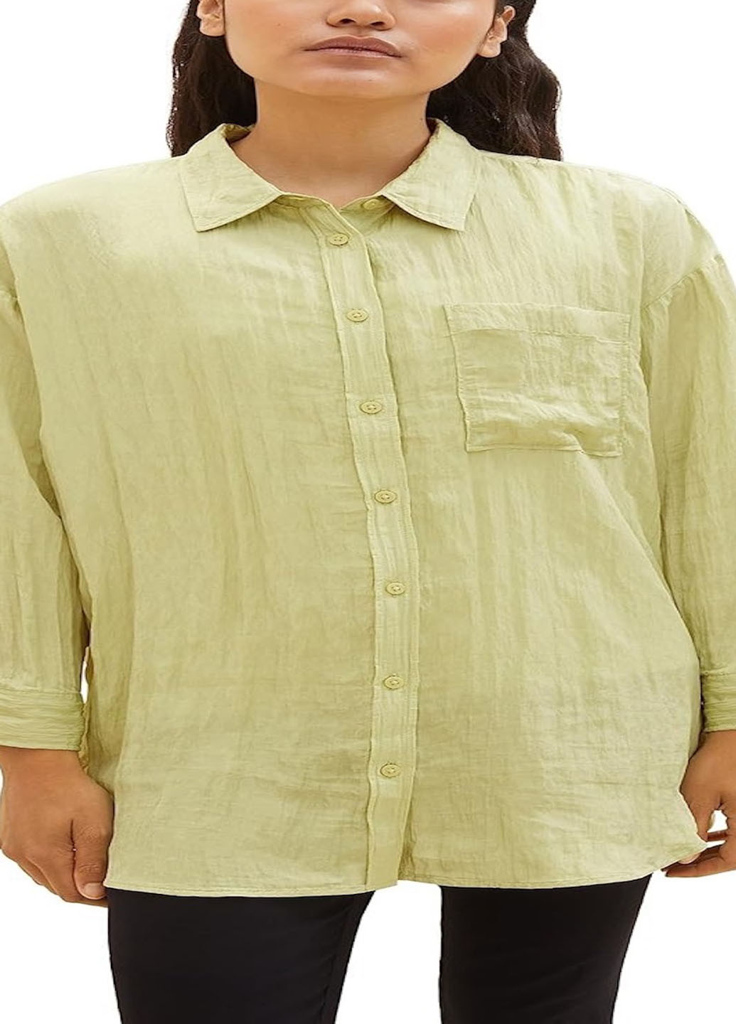 Світло-зелена демісезонна блуза Tom Tailor