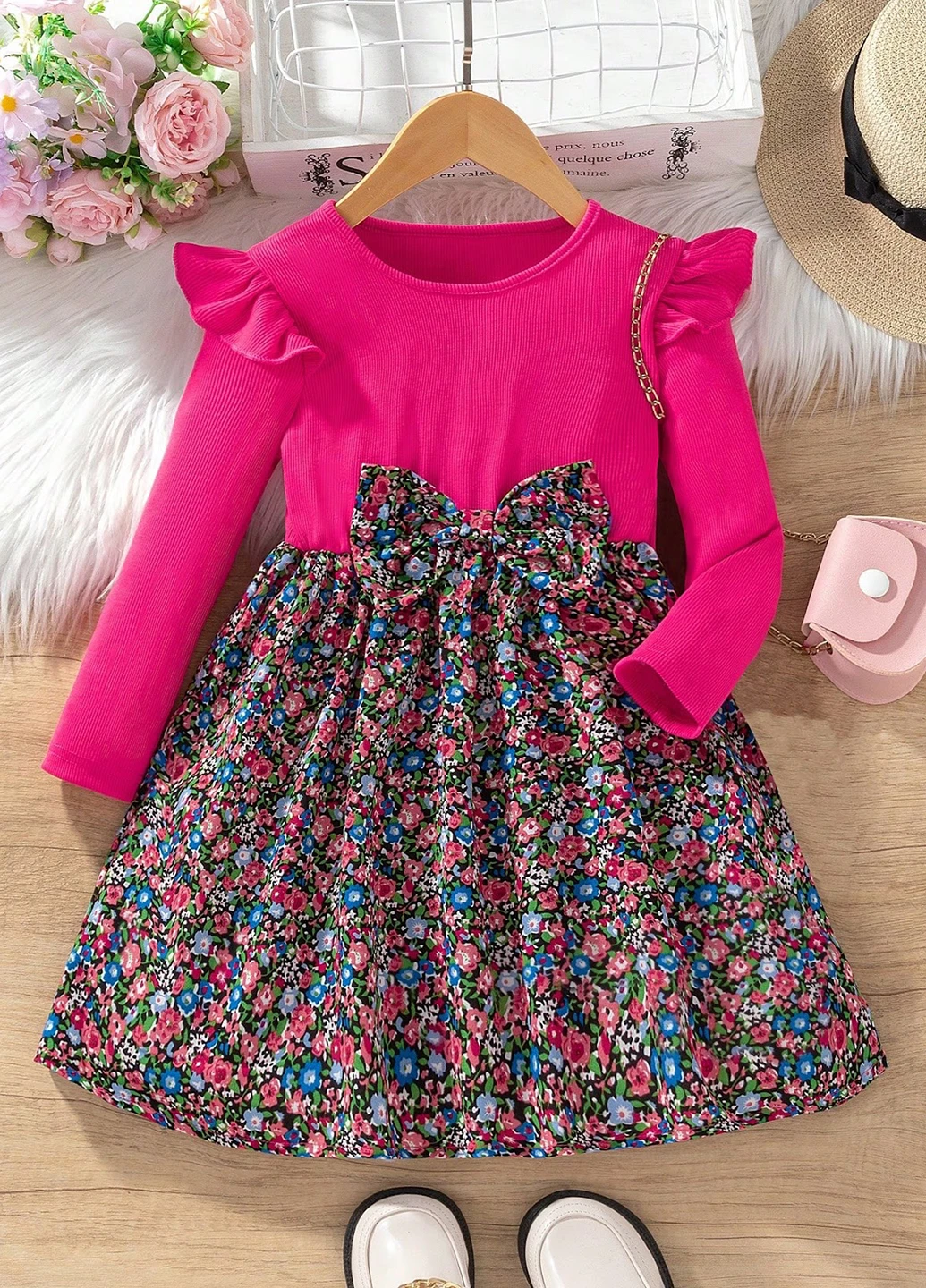 Рожева сукня SHEIN (324389690)
